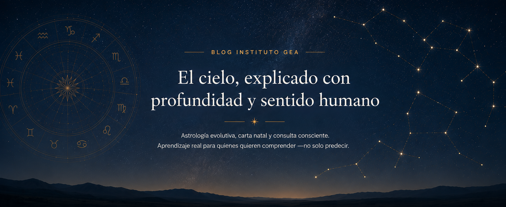 El cielo, explicado con profundidad y sentido humano — Blog Instituto GEA